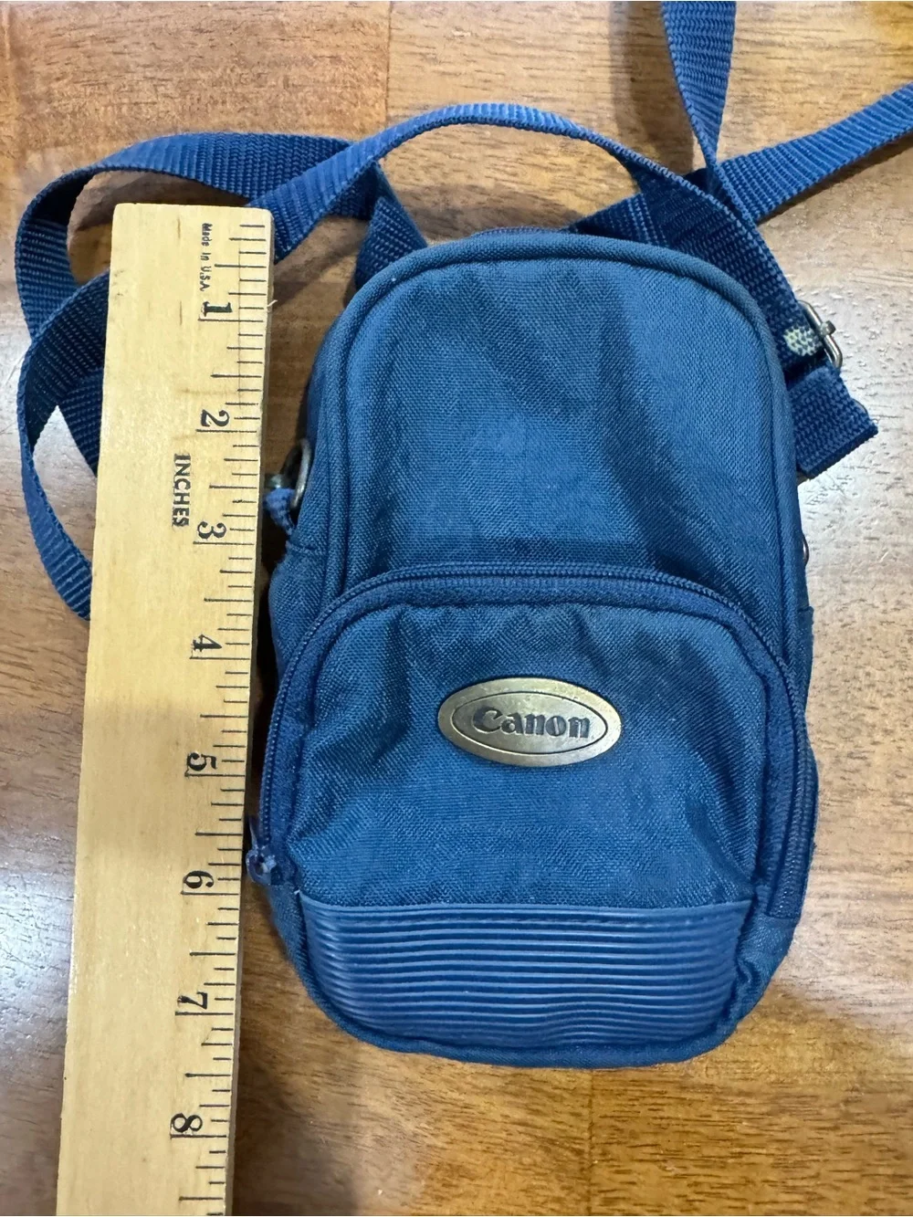 Vintage Blue Canon Camera Bag